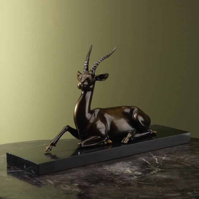 4239 Antilope Brons Beeld